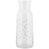 Clayre & Eef BHSGL0002 Jarra Cristal Diseño Corazón Ø 9x25 cm 1000 ml Transparente