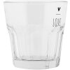 Clayre & Eef BHSGL0009 Vaso transparente Ø 8x8 cm 200 ml
