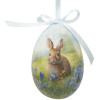 Clayre & Eef 65912 Decoración Huevo de Percha Set 6 Pastel Country Style Ø 7x10 cm