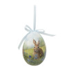 Clayre & Eef 65912 Decoración Huevo de Percha Set 6 Pastel Country Style Ø 7x10 cm