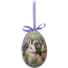 Clayre & Eef 65912 Decoración Huevo de Percha Set 6 Pastel Country Style Ø 7x10 cm
