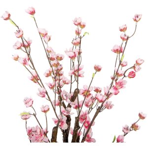 Clayre & Eef 6PL0372 Árbol decorativo rosa 18x18x70 cm Plástico