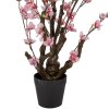 Clayre & Eef 6PL0372 Árbol decorativo rosa 18x18x70 cm Plástico