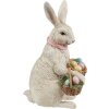 Clayre & Eef 6PR4398 Conejo Decorativo Poliresina Beige Marrón 10x7x15 cm