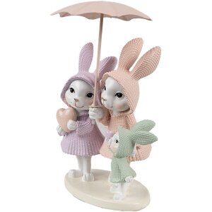 Clayre & Eef 6PR4399 Conejo Decorativo Poliresina...