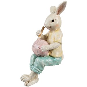 Clayre & Eef 6PR4393 Conejo Decorativo Beige Amarillo...