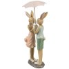 Clayre & Eef 6PR4421 Conejo Decorativo Beige Rosa 12x10x26 cm Romántico