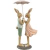 Clayre & Eef 6PR4421 Conejo Decorativo Beige Rosa 12x10x26 cm Romántico