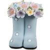 Clayre & Eef 6PR5180 Decoración Botas Azul 10x10x12 cm Estilo country