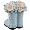 Clayre & Eef 6PR5180 Decoración Botas Azul 10x10x12 cm Estilo country