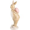 Clayre & Eef 6PR5252 Conejo Decorativo Beige Rosa 10x12x31 cm Estilo Campestre