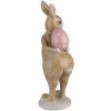 Clayre & Eef 6PR5252 Conejo Decorativo Beige Rosa 10x12x31 cm Estilo Campestre