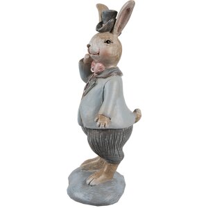 Clayre & Eef 6PR5258 Conejo Decorativo Beige Azul...