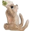 Clayre & Eef 6PR5237 Conejo Decorativo Beige 6x5x7 cm Poliresina