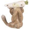 Clayre & Eef 6PR5237 Conejo Decorativo Beige 6x5x7 cm Poliresina
