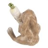 Clayre & Eef 6PR5238 Conejo Decorativo Beige 6x5x7 cm Poliresina Estilo Campestre