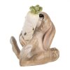 Clayre & Eef 6PR5238 Conejo Decorativo Beige 6x5x7 cm Poliresina Estilo Campestre