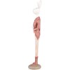 Clayre & Eef 6PR5244 Conejo Decorativo Blanco Rosa 4x4x22 cm