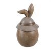 Clayre & Eef 6PR5263 Conejo Decorativo Beige Marrón Ø 7x13 cm Estilo Campestre