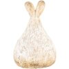 Clayre & Eef 6PR5268 Conejo Decorativo Beige 10x9x14 cm Estilo Campestre