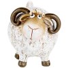 Clayre & Eef 6PR5274 Decoración Oveja Blanca Marrón 9x7x8 cm