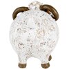 Clayre & Eef 6PR5274 Decoración Oveja Blanca Marrón 9x7x8 cm