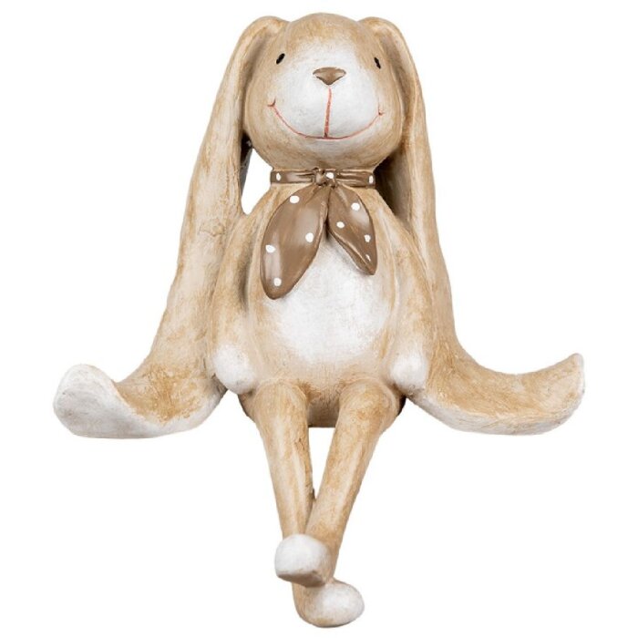 Clayre & Eef 6PR5279 Decoración Conejo Marrón 20x13x24 cm