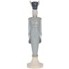 Clayre & Eef 6PR5119 Conejo Decorativo Blanco Azul 9x9x35 cm Estilo Campestre
