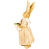 Clayre & Eef 6PR5233 Conejo Decorativo Marrón Beige 11x11x26 cm Estilo Campestre