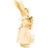 Clayre & Eef 6PR5234 Conejo Decorativo Marrón Beige 10x8x20 cm Estilo Campestre