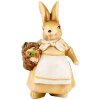 Clayre & Eef 6PR5235 Conejo Decorativo Marrón Beige 7x6x13 cm Estilo Campestre