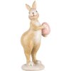 Clayre & Eef 6PR5236 Conejo Decorativo Beige Rosa 5x6x13 cm Estilo Campestre
