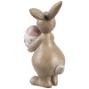 Clayre & Eef 6PR5253 Conejo Decorativo Beige Rosa 6x9x15 cm Estilo Campestre
