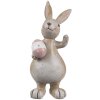 Clayre & Eef 6PR5255 Conejo Decorativo Beige Rosa 5x4x11 cm Estilo Campestre