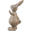 Clayre & Eef 6PR5255 Conejo Decorativo Beige Rosa 5x4x11 cm Estilo Campestre
