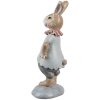 Clayre & Eef 6PR5257 Conejo Decorativo Beige Azul 8x6x19 cm