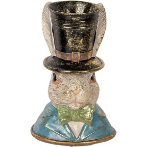 Clayre & Eef 6PR5135 Conejo decorativo Azul Verde...