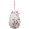 Clayre & Eef 65913 Huevo Colgador Decorativo Set 2 Multicolor Ø 9x12 cm