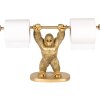 Clayre & Eef 6PR5104 Portarrollos de papel higiénico Orangután Oro 40x12x23 cm