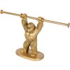 Clayre & Eef 6PR5104 Portarrollos de papel higiénico Orangután Oro 40x12x23 cm