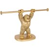 Clayre & Eef 6PR5104 Portarrollos de papel higiénico Orangután Oro 40x12x23 cm