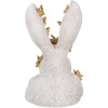 Clayre & Eef 6PR5106 Conejo Decorativo Oro Blanco 21x20x34 cm