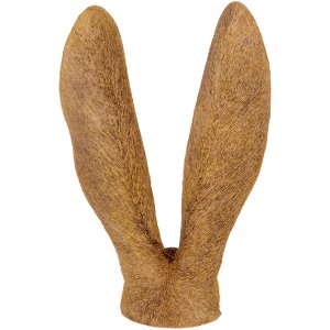 Clayre & Eef 6PR5115 Orejas de Conejo Decorativas Marrón Rosa 22x16x34 cm