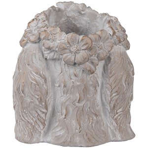 Clayre & Eef 6TE0556M Maceta Conejo Beige Oro 16x18x18 cm