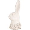 Clayre & Eef 6TE0558 Figurita Decorativa Conejo Beige 11x11x24 cm Piedra Antigua