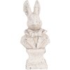 Clayre & Eef 6TE0562 Piedra Decorativa Conejo Beige Antiguo 11x8x24 cm