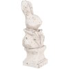 Clayre & Eef 6TE0562 Piedra Decorativa Conejo Beige Antiguo 11x8x24 cm