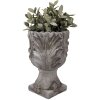 Clayre & Eef 6TE0566 Maceta Piedra Gris Antiguo Ø 16x24 cm