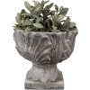 Clayre & Eef 6TE0567 Macetero Piedra Gris Ø 20x17 cm Antiguo