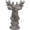 Clayre & Eef 6TE0568 Decoración Ciervo Piedra Gris 17x14x26 cm